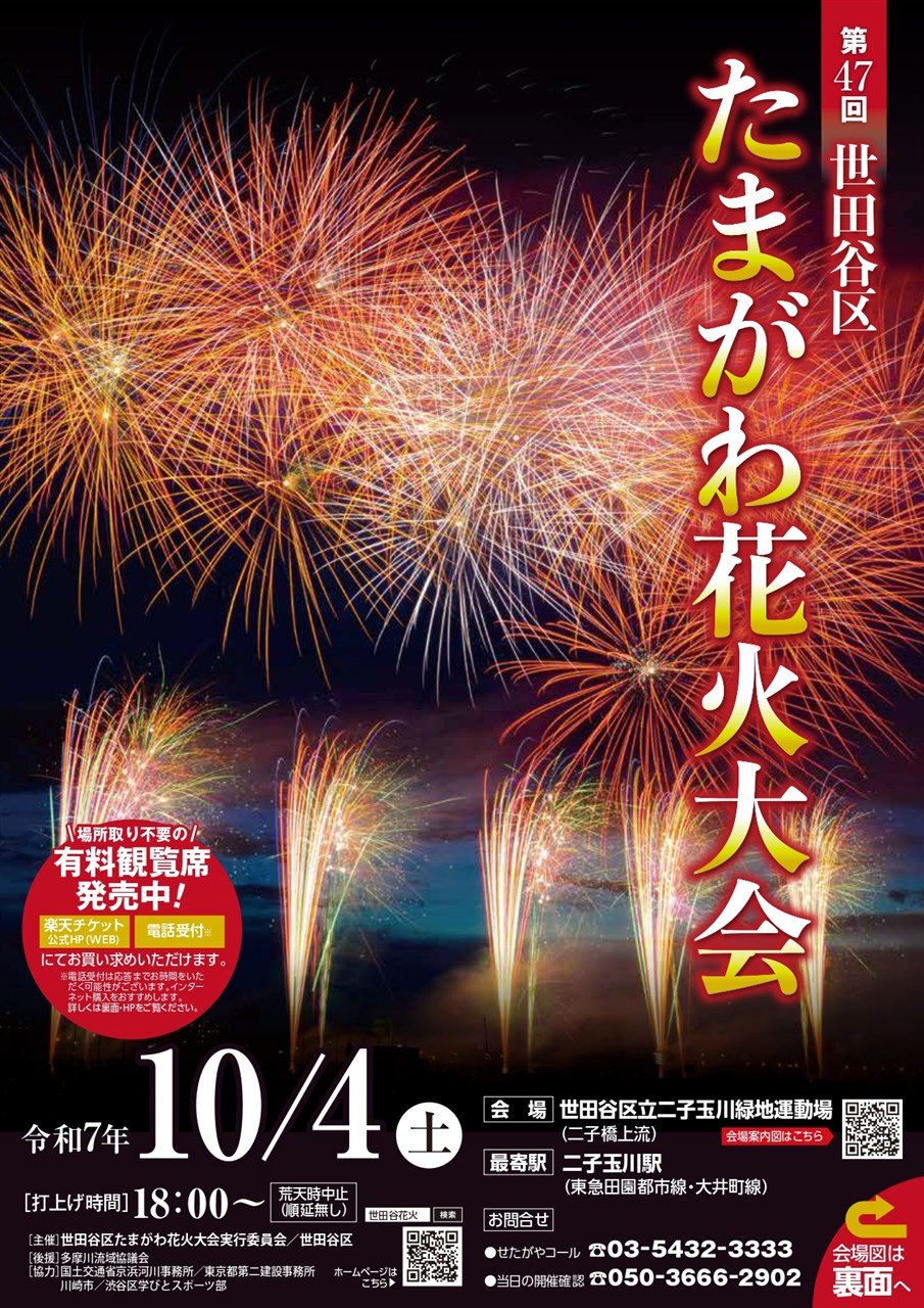第47回 世田谷区たまがわ花火大会