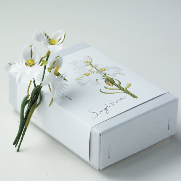 【2024年指定】鷺草コサージュ