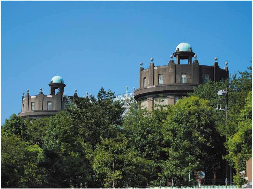 駒沢給水所の配水塔