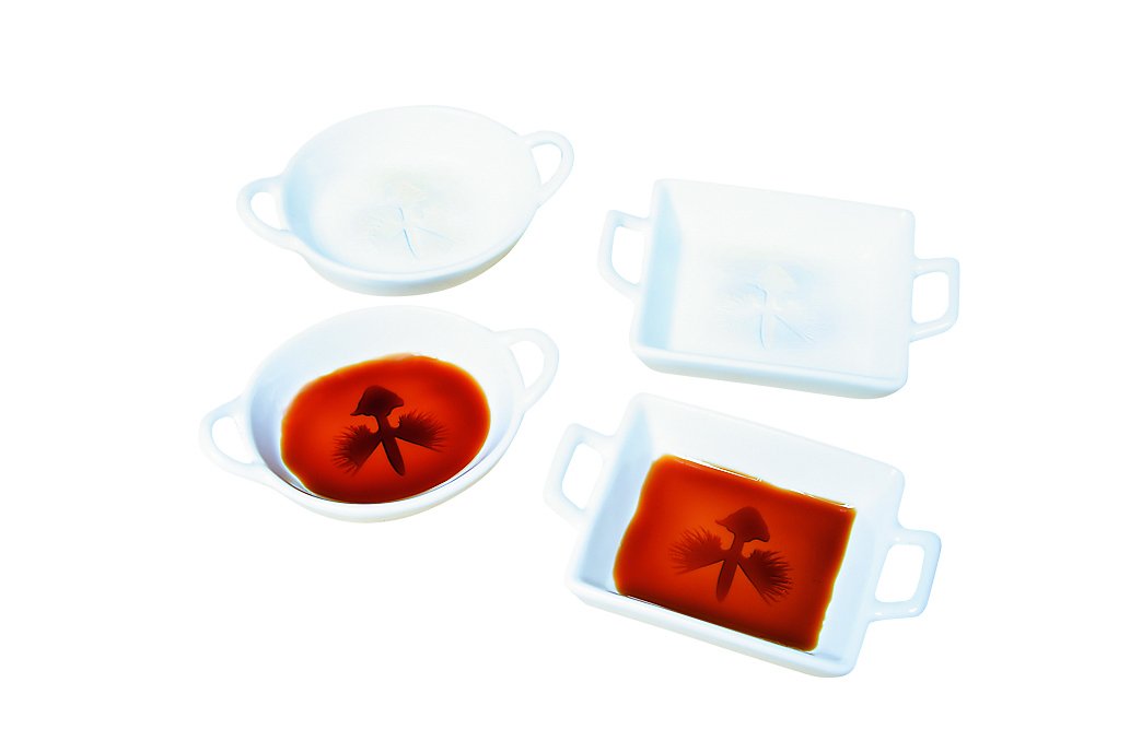 【2018-2019年指定】浮き出る醤油皿～鷺草～